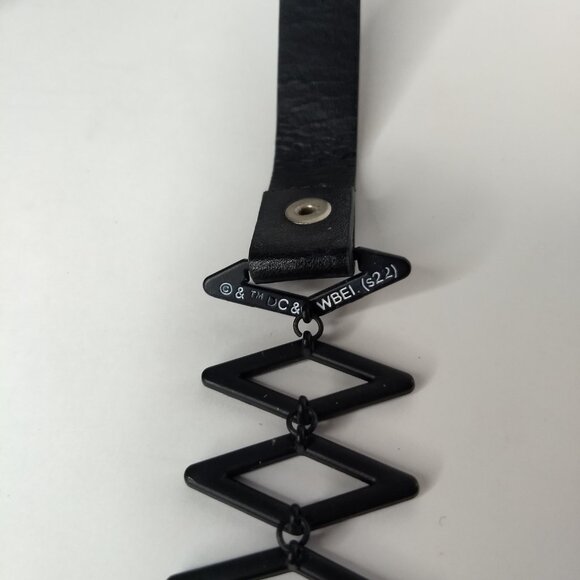 Triangular Choker Marked Red Rhinestone Goth Whimsigoth Dark Academia Adjustable - Picture 6 of 10